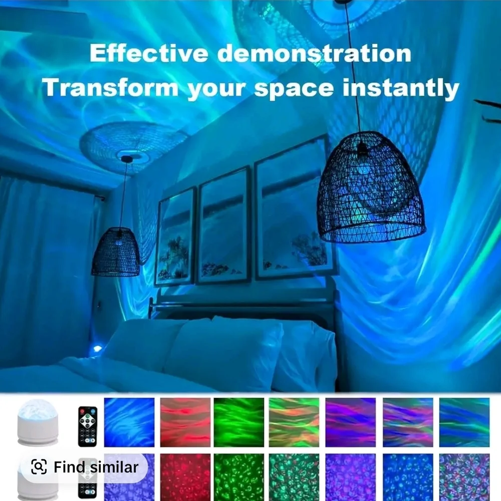 Multicolor LED Starry Night Projector - Picture 2 of 7